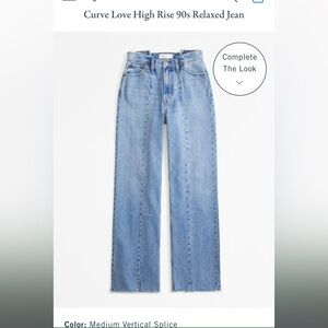 Curve Love high-rise 90s relaxed jean
